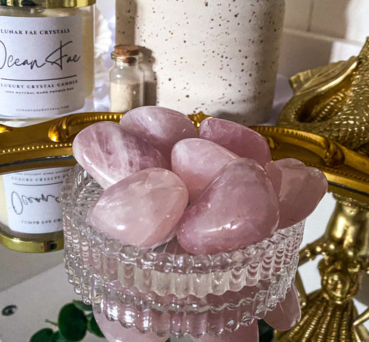 Rose Quartz Tumblestones | Large