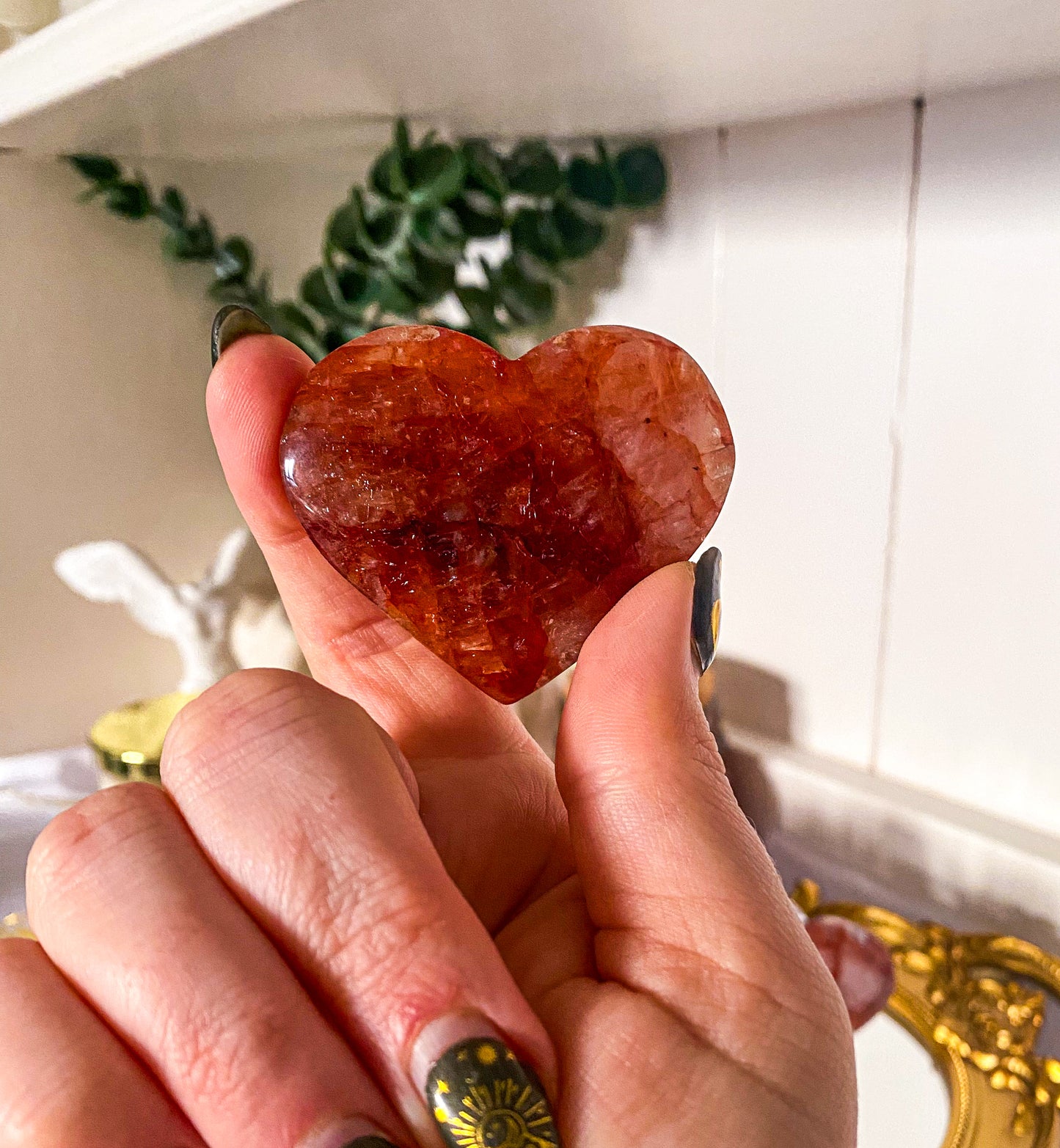 Fire Quartz Hearts