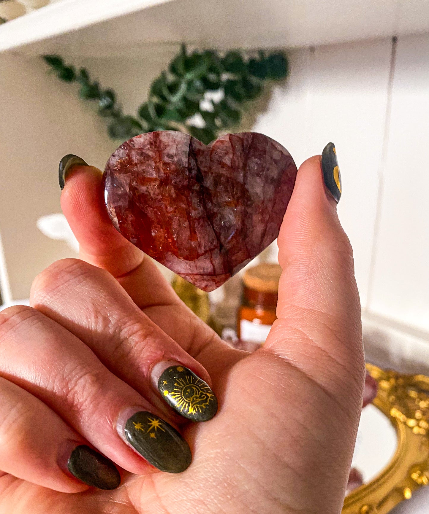 Fire Quartz Hearts