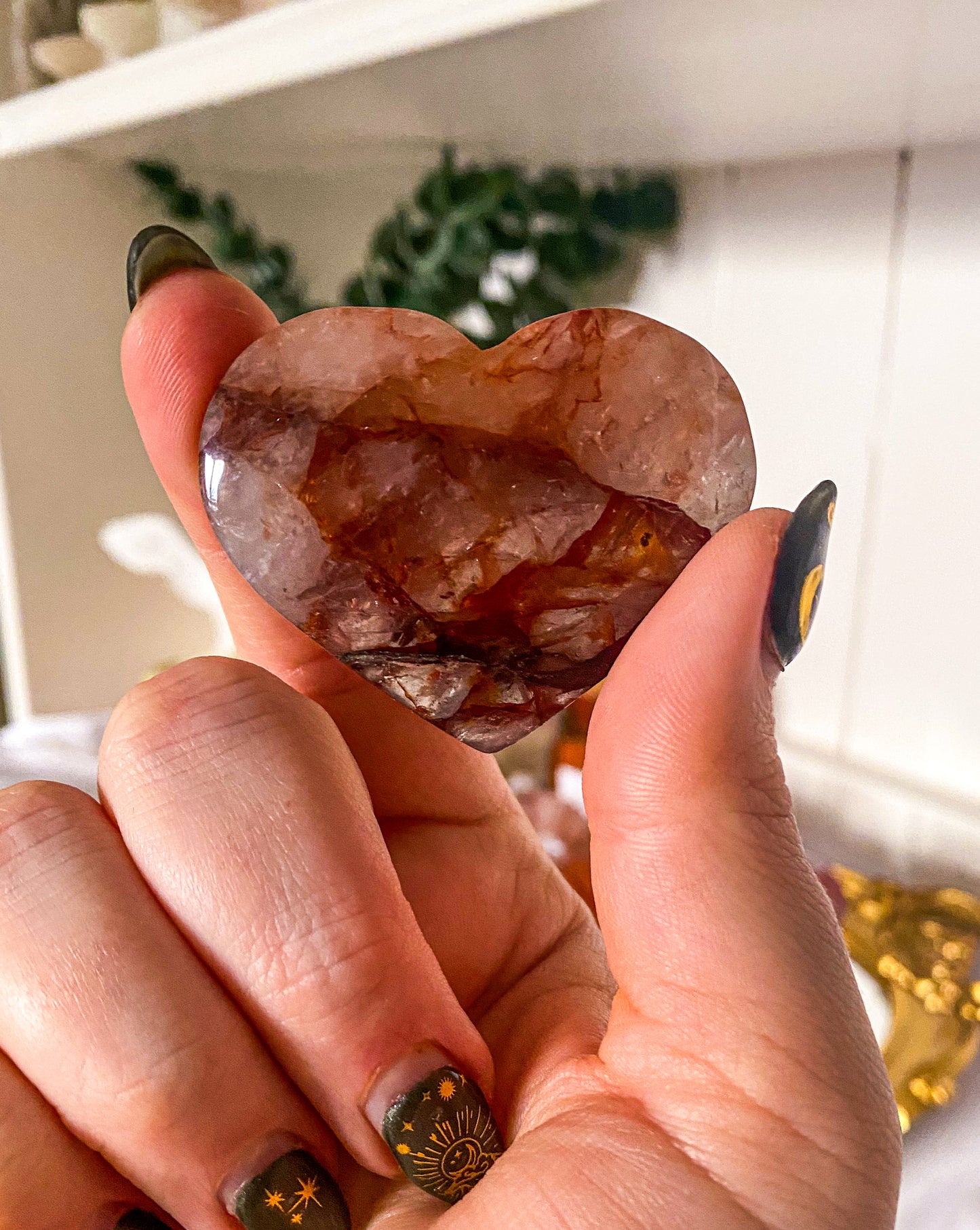 Fire Quartz Hearts