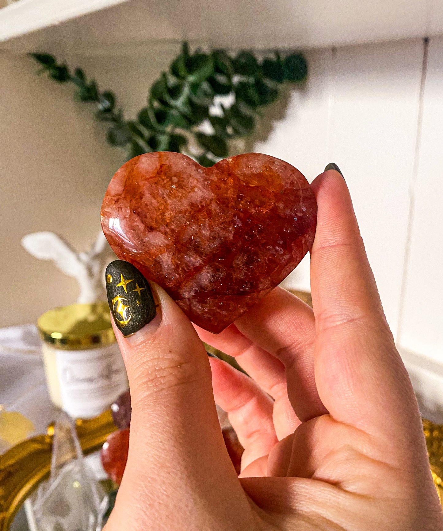 Fire Quartz Hearts