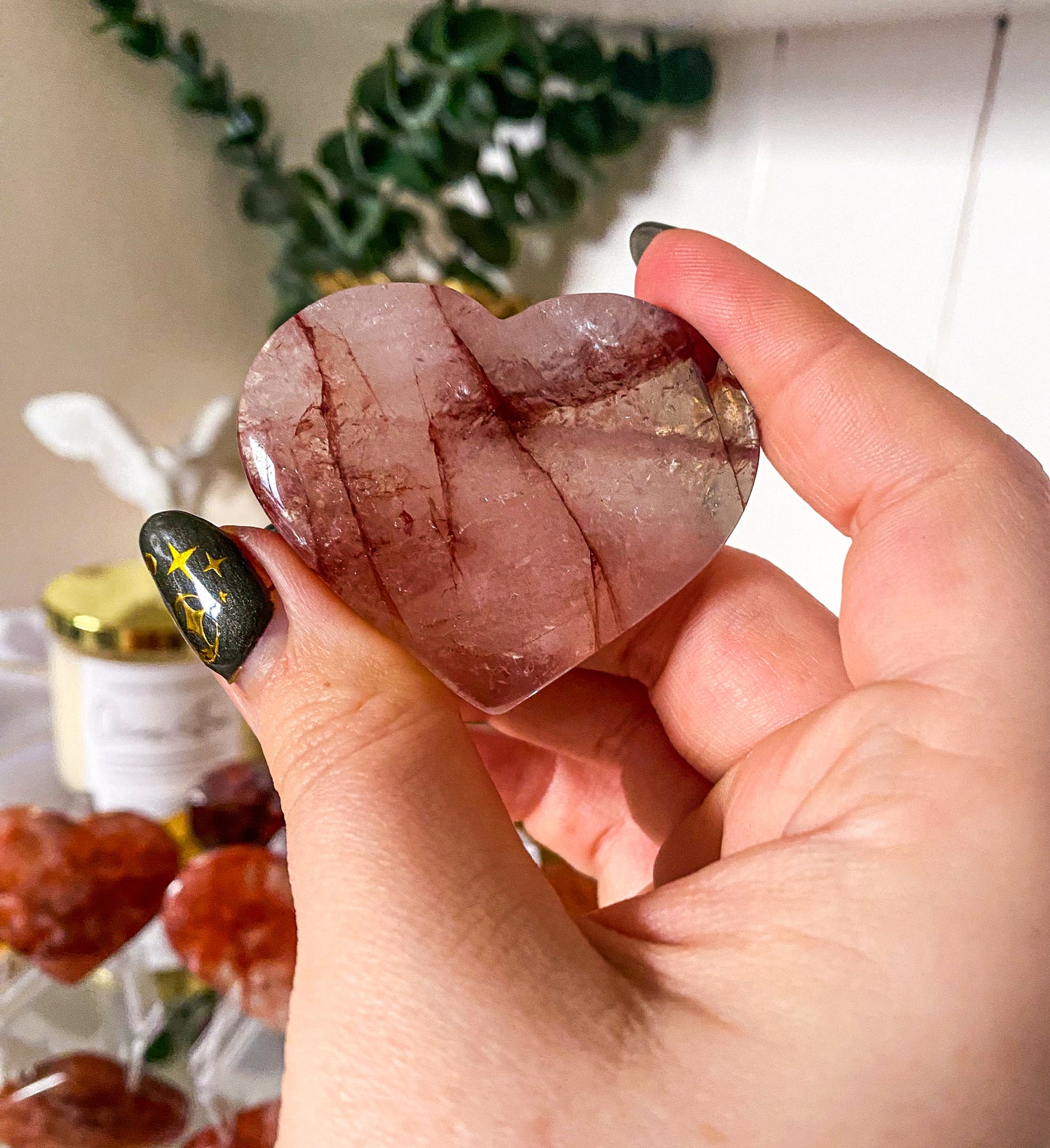 Fire Quartz Hearts