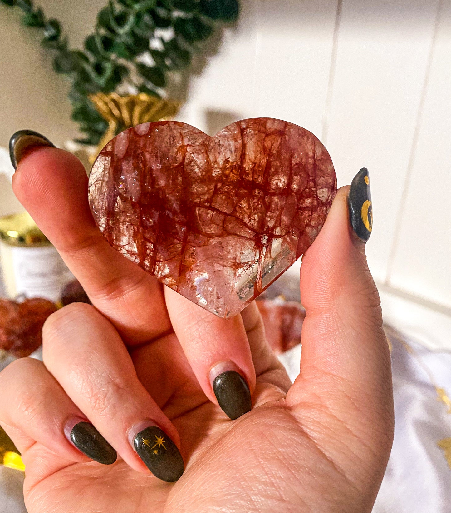 Fire Quartz Hearts