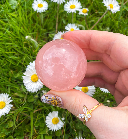 Rose Quartz Spheres