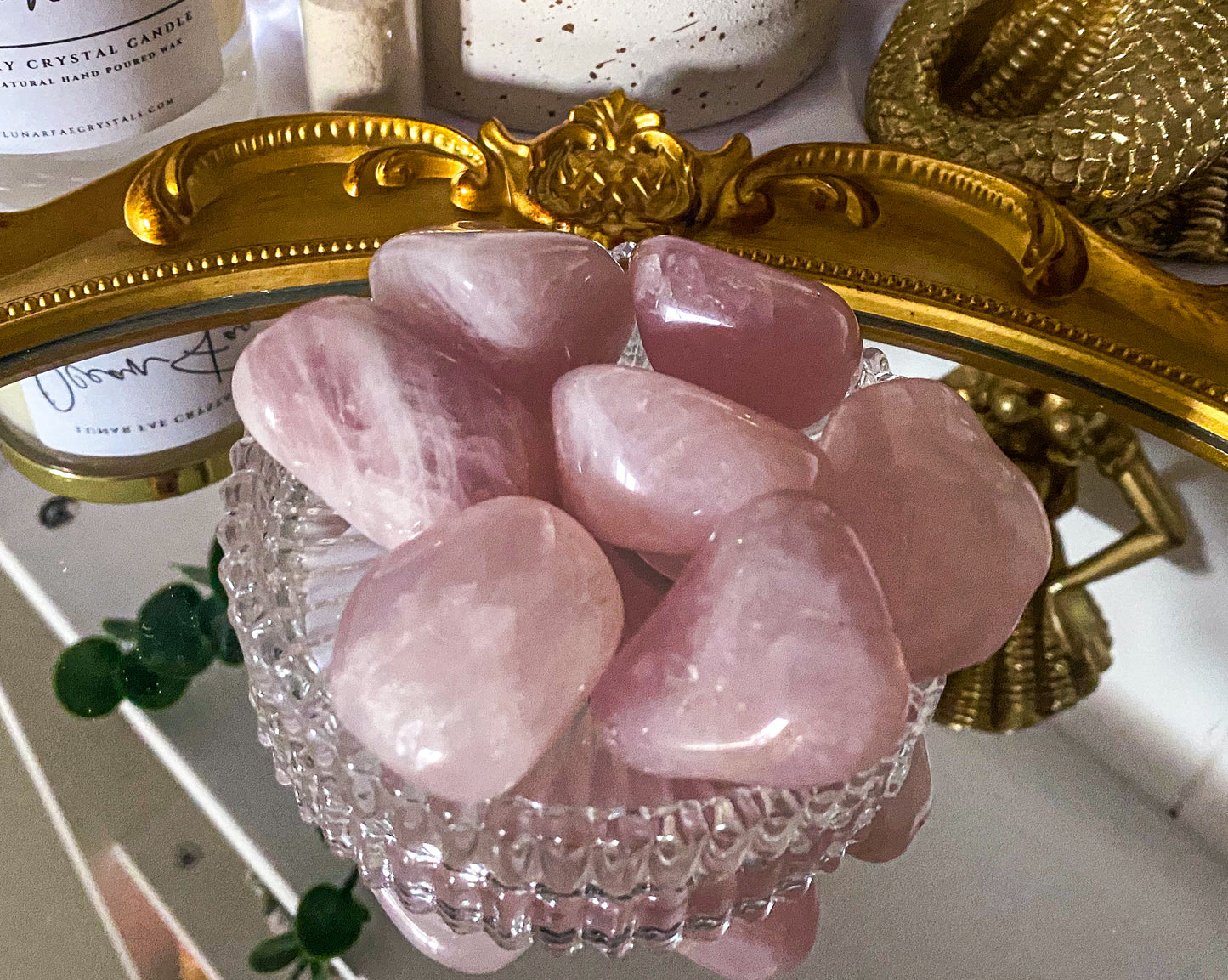 Rose Quartz Tumblestones | Large