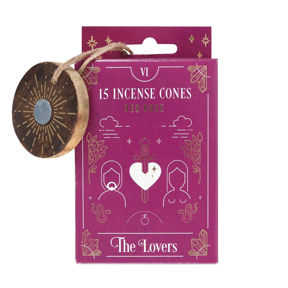 The Lovers | Red Rose | Tarot Incense Cones